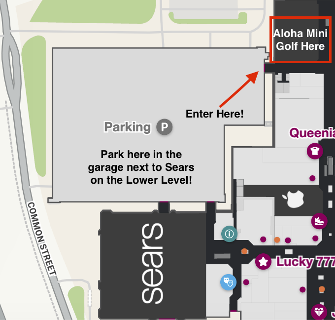 The same parking map from above is shown. 