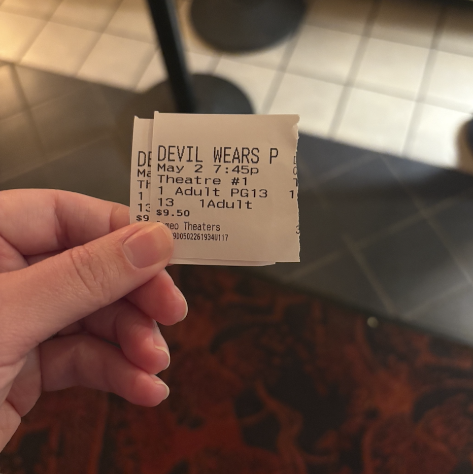 The Devil Wears Prada 2 ticket